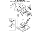 Sears 11087471800 top and console parts diagram