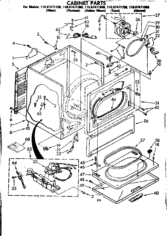 Cabinet parts