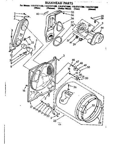 Bulkhead parts
