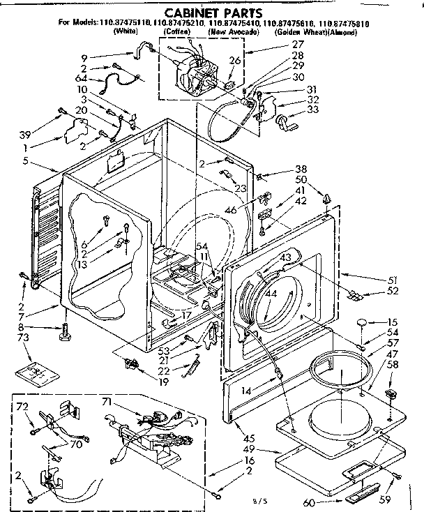 CABINET PARTS