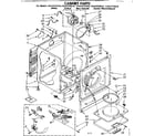 Sears 11087475110 cabinet parts diagram
