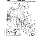Sears 11087475120 cabinet parts diagram