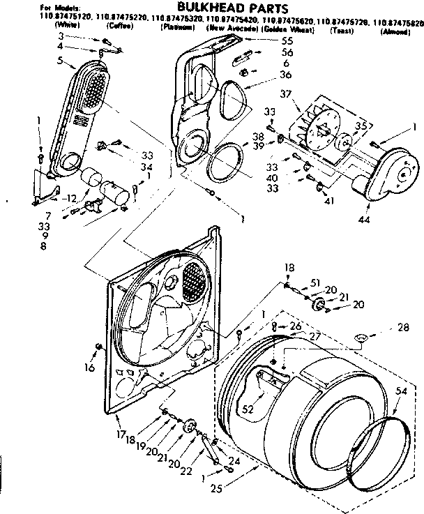 Bulkhead parts