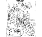 Sears 11087475900 cabinet parts diagram