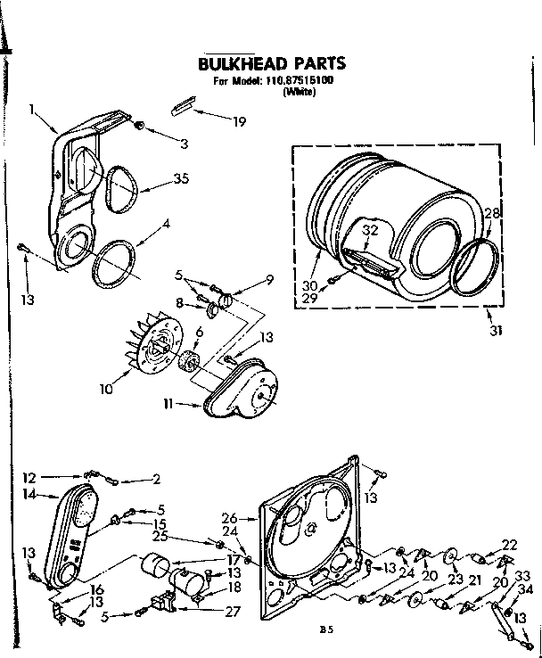 Bulkhead parts