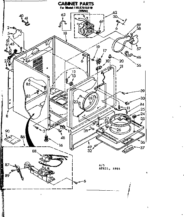 CABINET PARTS