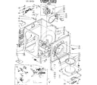 Sears 11087545100 cabinet parts diagram