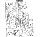 Sears 11087545110 cabinet parts diagram