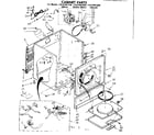 Kenmore 11087561800 cabinet parts diagram