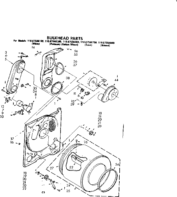 Bulkhead parts