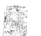 Kenmore 11087568700 cabinet parts diagram