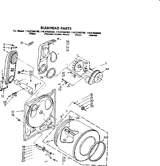 Bulkhead parts
