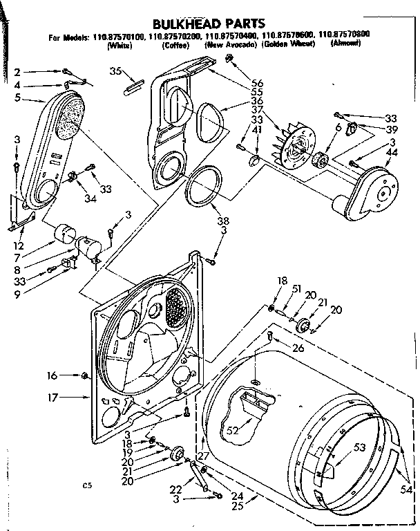 Bulkhead parts