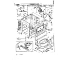 Kenmore 11087572110 cabinet parts diagram