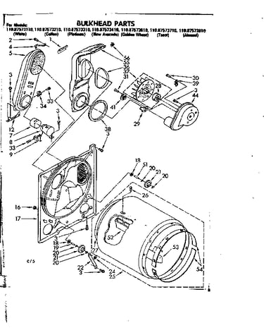 Bulkhead parts
