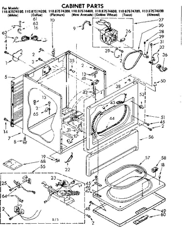 Cabinet parts