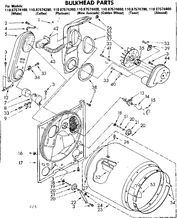 Bulkhead parts