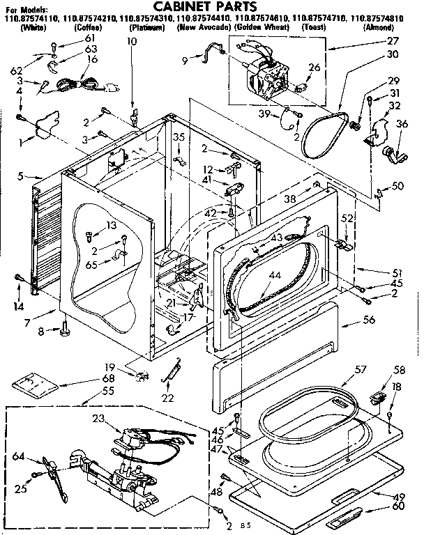 CABINET PARTS