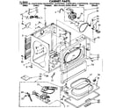 Sears 11087574610 cabinet parts diagram
