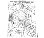 Kenmore 11087576600 cabinet parts diagram