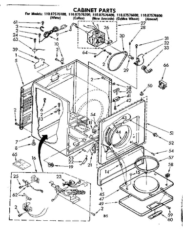 Cabinet parts