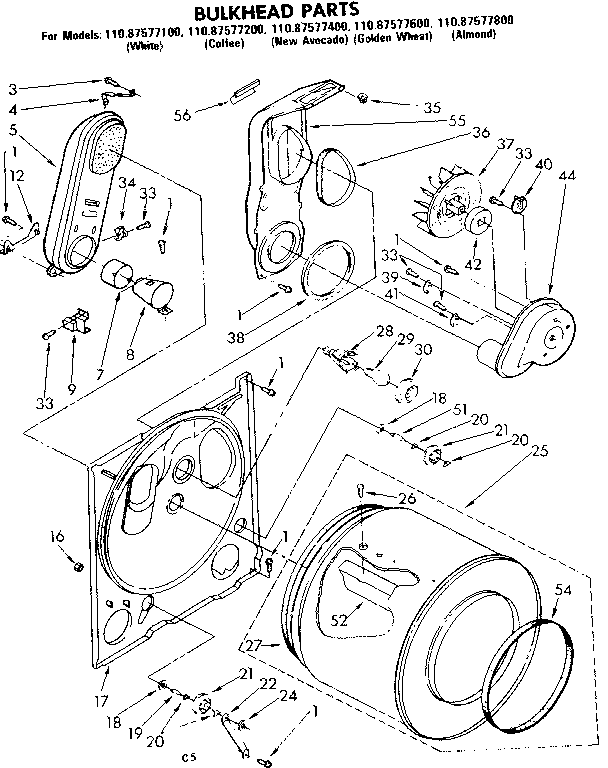 Bulkhead parts
