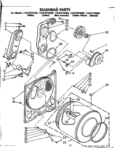 Bulkhead parts