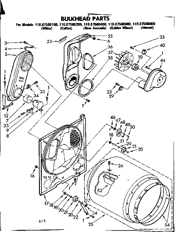 Bulkhead parts