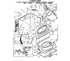 Kenmore 11087581700 cabinet parts diagram