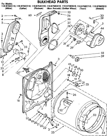 Bulkhead parts