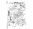 Kenmore 11087583100 cabinet parts diagram