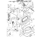 Sears 11087584800 cabinet parts diagram