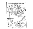 Sears 11087594200 top and console parts diagram