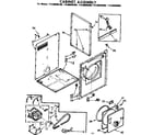 Kenmore 11088090400 cabinet assembly diagram