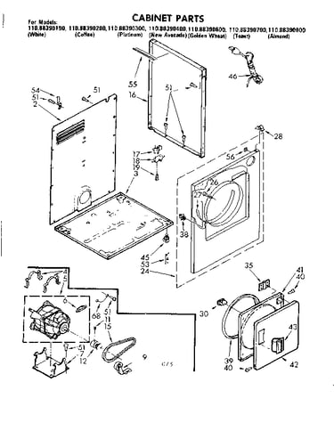 Cabinet parts