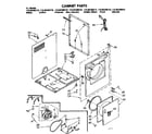 Kenmore 11088390310 cabinet parts diagram