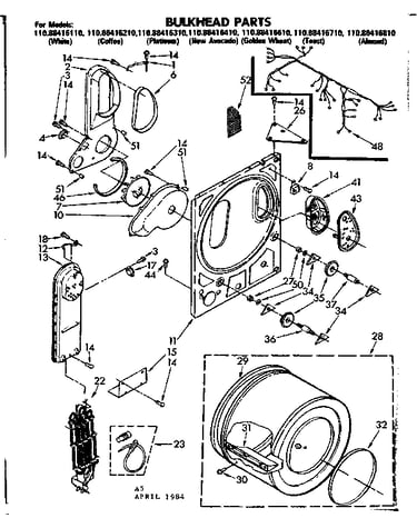 Bulkhead parts
