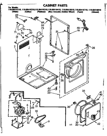 Cabinet parts