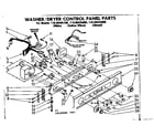 Kenmore 11088495600 control panel parts diagram