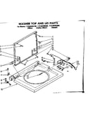 Washer top and lid parts