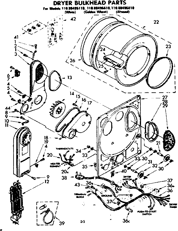 Bulkhead parts