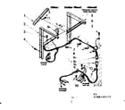 Kenmore 11088495810 dryer supports & washer cabinet harness parts diagram