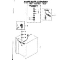 Kenmore 11088495810 water system parts diagram