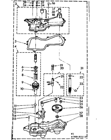 Gearcase parts
