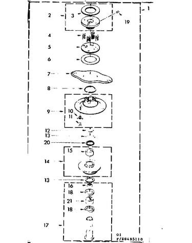Basket drive & brake parts