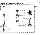 Kenmore 11088495810 miscellaneous parts diagram