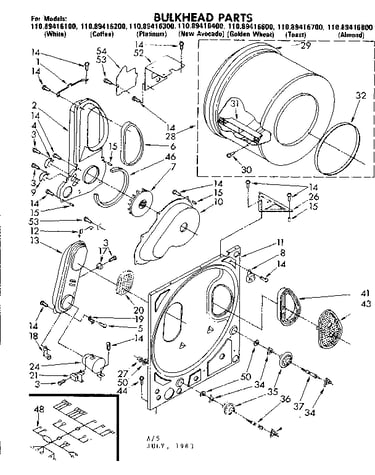 Bulkhead parts