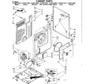 Sears 11089416400 cabinet parts diagram
