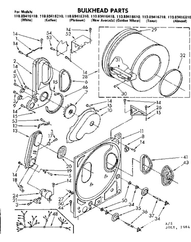 Bulkhead parts
