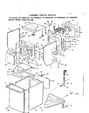 Cabinet parts, heater